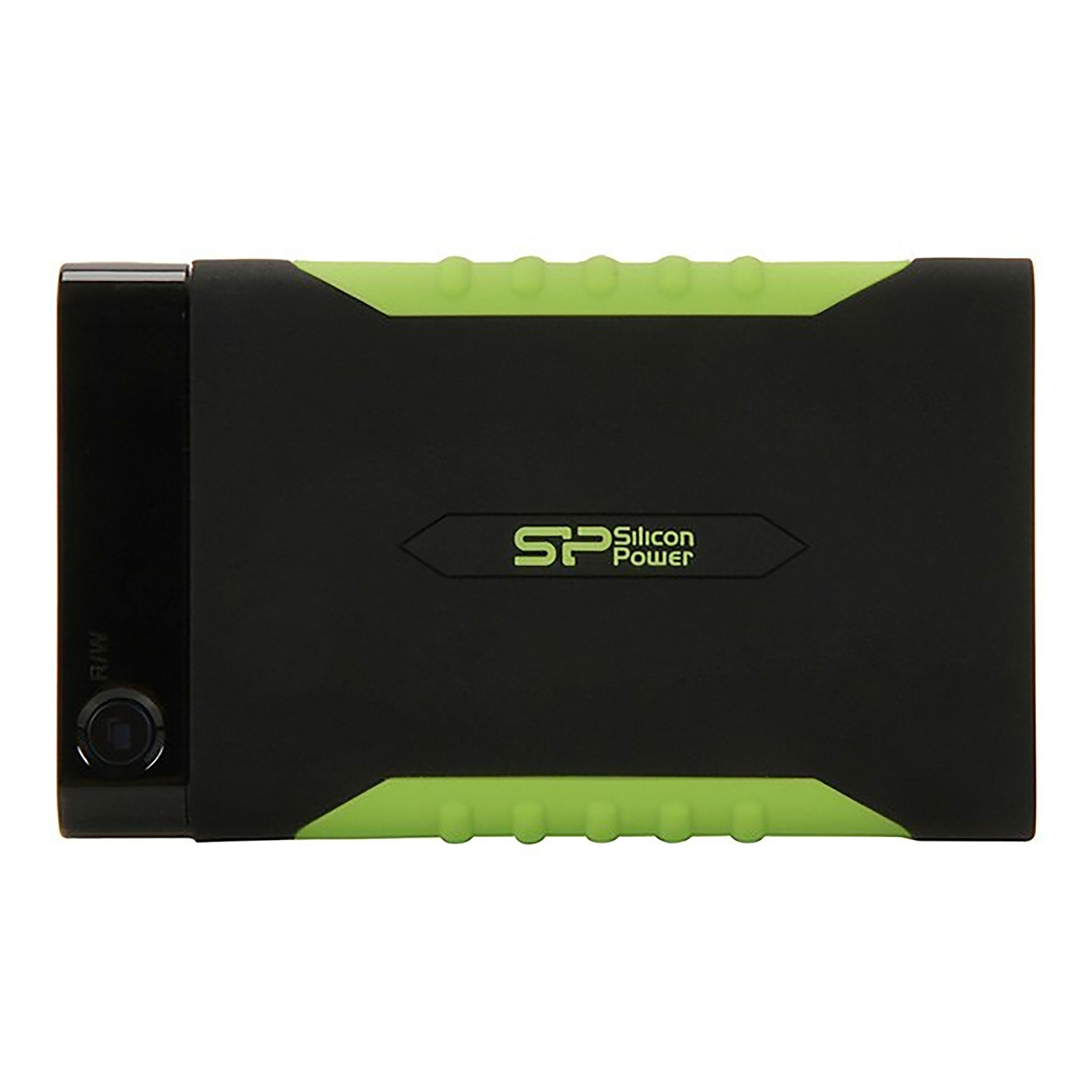 هارد اکسترنال سیلیکون پاور مدل Armor A15 ظرفیت یک ترابایت دارای رابط USB Type-A 3.2