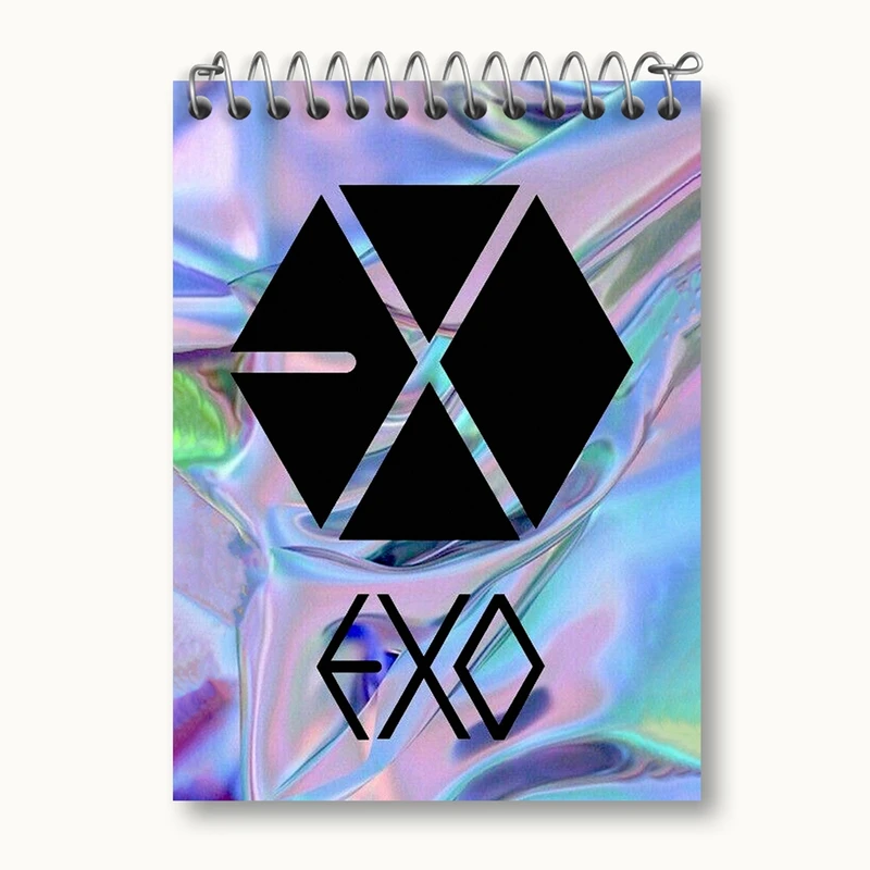 دفتر یادداشت 50 برگ خندالو مدل گروه اکسو EXO کد 1029
