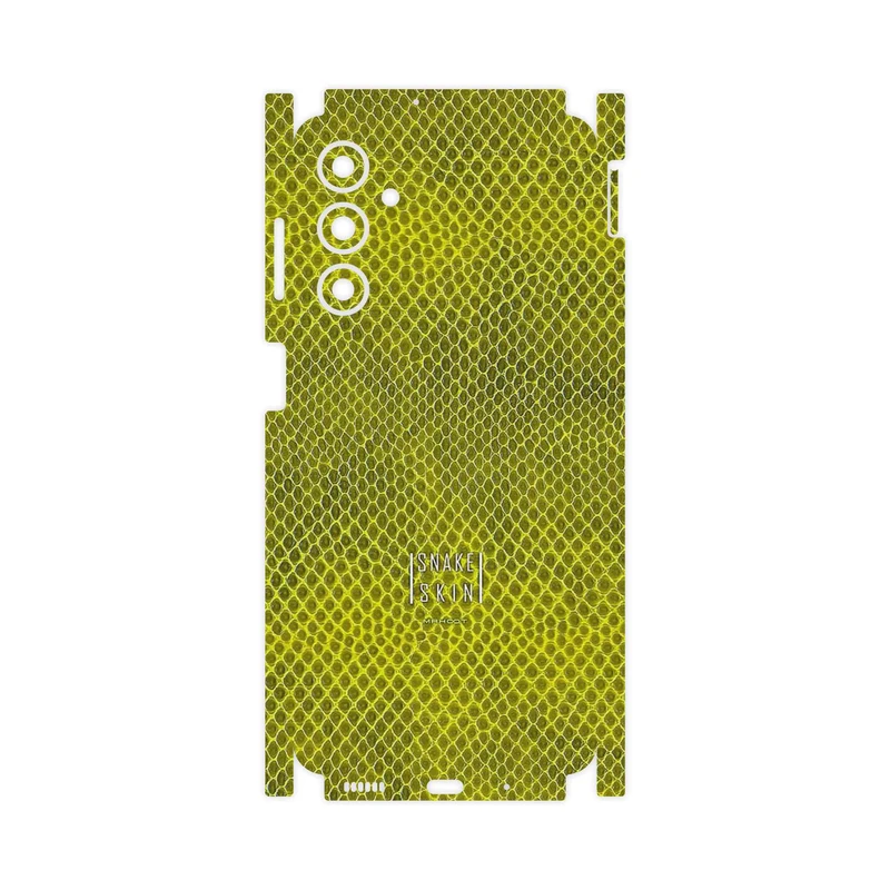 برچسب پوششی ماهوت مدل Yellow Snake Skin-FullSkin مناسب برای گوشی موبایل سامسونگ Galaxy F54