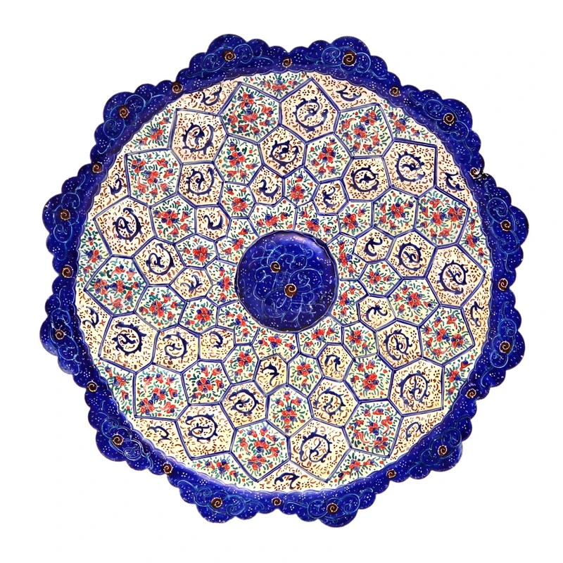 بشقاب میناکاری  کد dn214