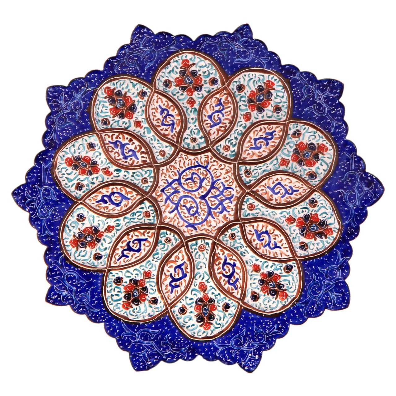 بشقاب میناکاری کد dn223