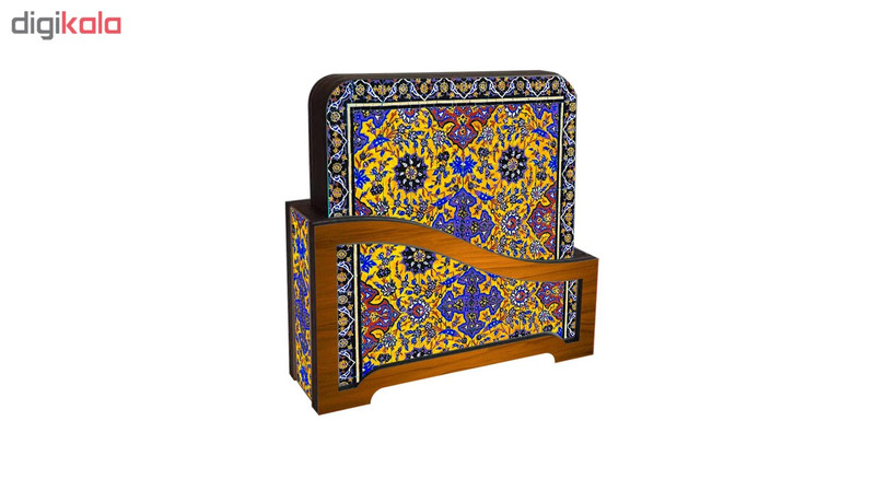 زیر لیوانی لوکسینو مدل ZLQ 2020 بسته 6 عددی