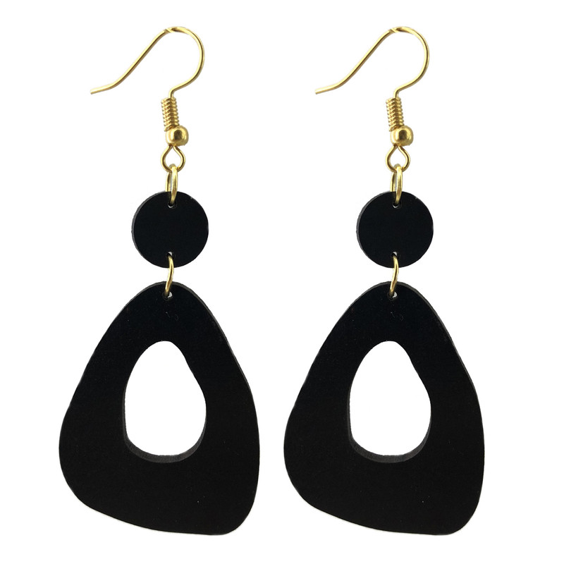 گوشواره زنانه هانستو مدل E2-051 مجموعه دو عددی