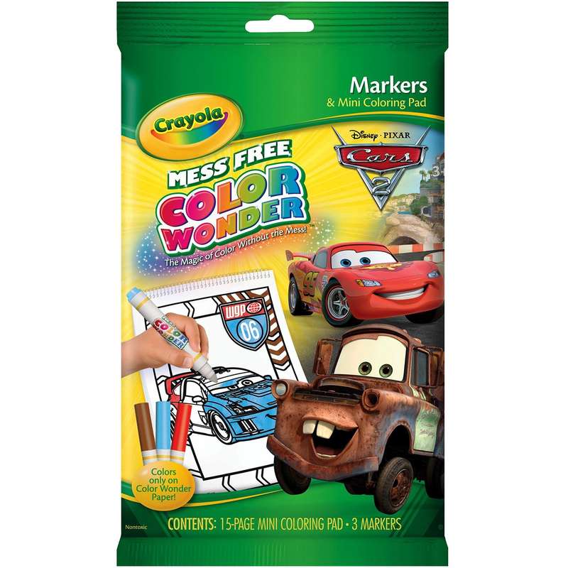 بسته رنگ آمیزی کرایولا سری Color Wonder مدل Cars بسته رنگ آمیزی کرایولا سری Color Wonder مدل Cars