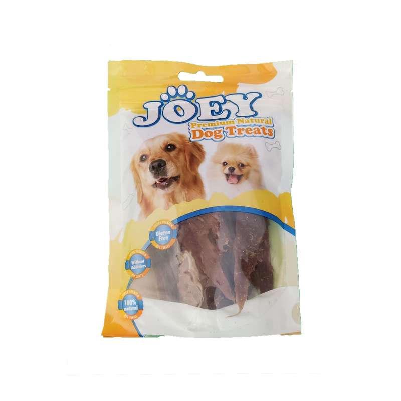 تشویقی سگ جویی  مدل اردک خشک وزن 100 گرم