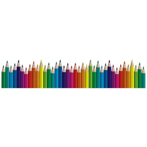 Zhivar Color Pencil Border Sticker