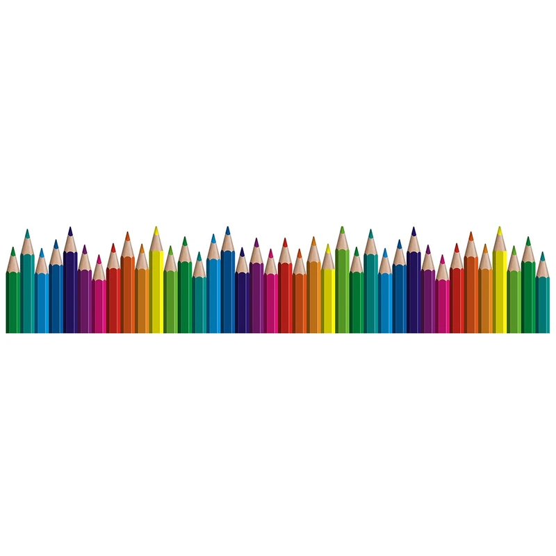 استیکر نواری ژیوار طرح Color Pencil Border