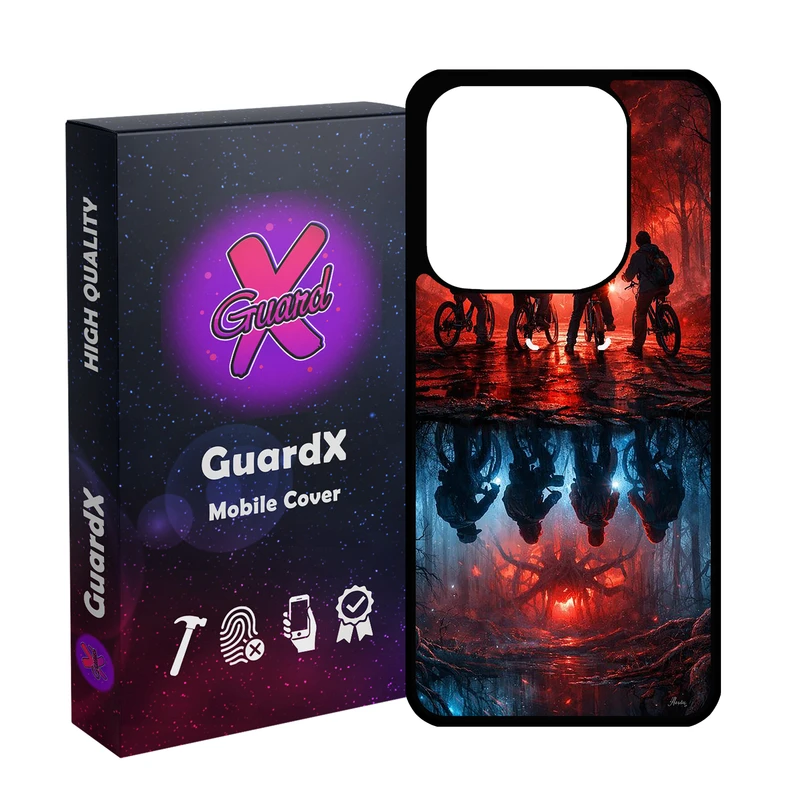 کاور گارد ایکس طرح Stranger Things مدل 10914 مناسب برای گوشی موبایل شیائومی Redmi Note 14 4G