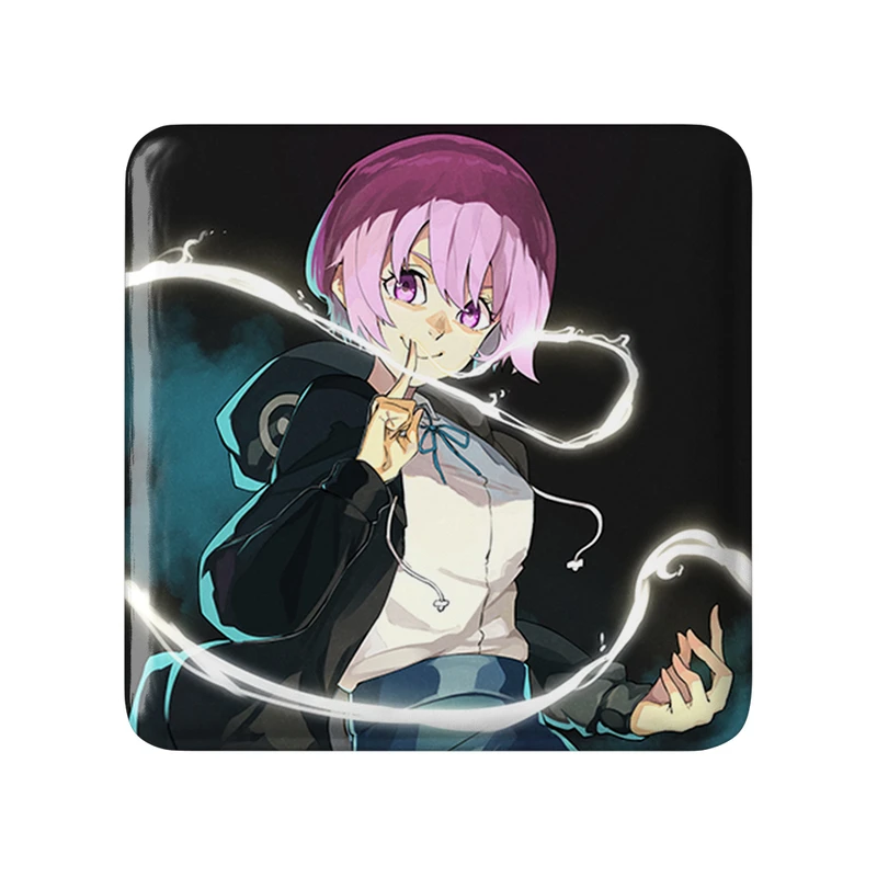 پیکسل خندالو طرح کاسوگاتانی انیمه نیروی آتش مدل مربعی کد 32254