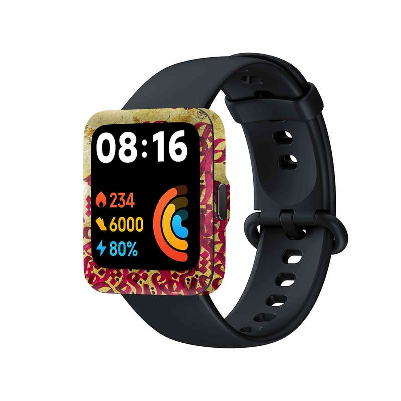 برچسب ماهوت طرح Nastaliq_5 مناسب برای ساعت هوشمند شیائومی Redmi Watch 2 Lite