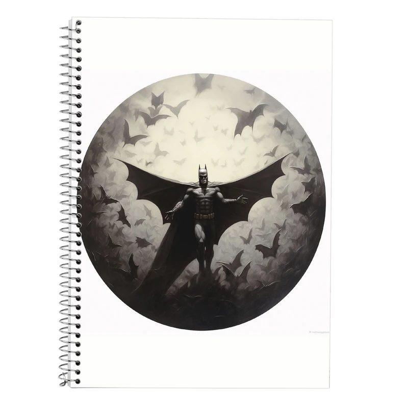 دفتر زبان 50 برگ مدوپد مدل سه خط طرح DC کد DF10196