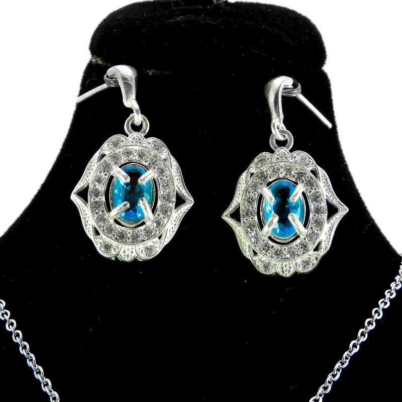 نیم ست نقره زنانه کد AV128 نیم ست نقره زنانه کد AV128