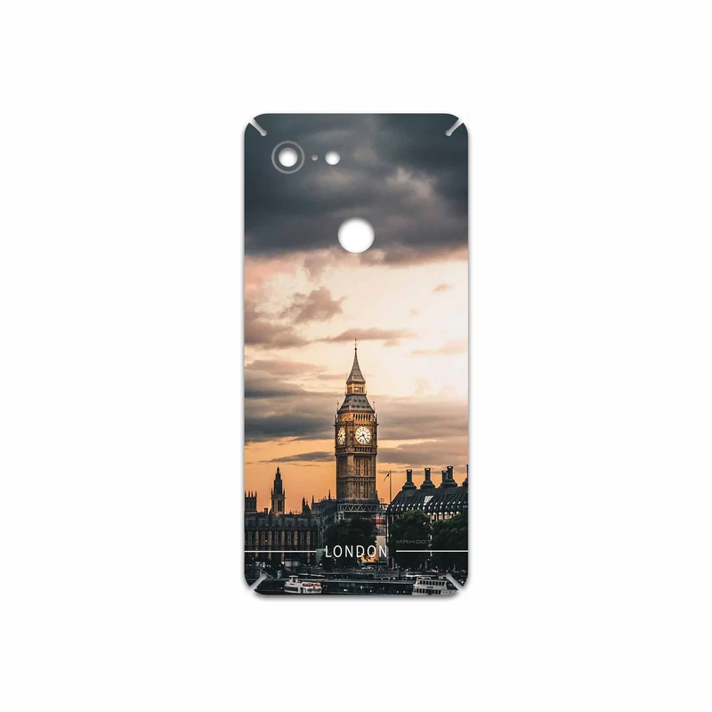 برچسب پوششی ماهوت مدل London City مناسب برای گوشی موبایل گوگل Pixel 3