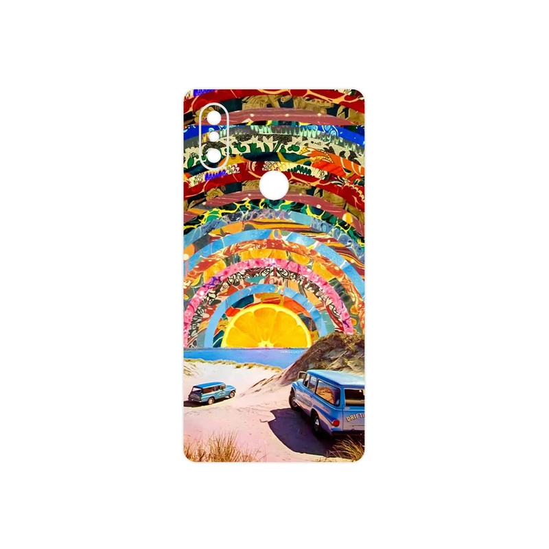برچسب پوششی ماهوت مدل Collage of Orange Sky مناسب برای گوشی موبایل شیائومی Mi 8 SE