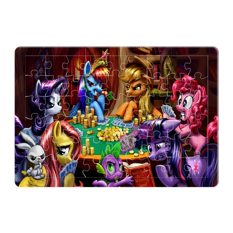 پازل 54 تکه هومرو طرح انیمیشن پونی کوچک من مدل PL113