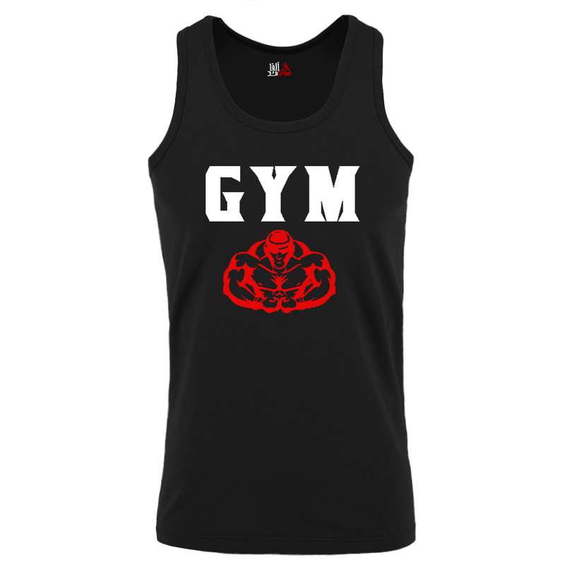 زیرپوش رکابی مردانه مدل GYM کد BR39 رنگ مشکی 