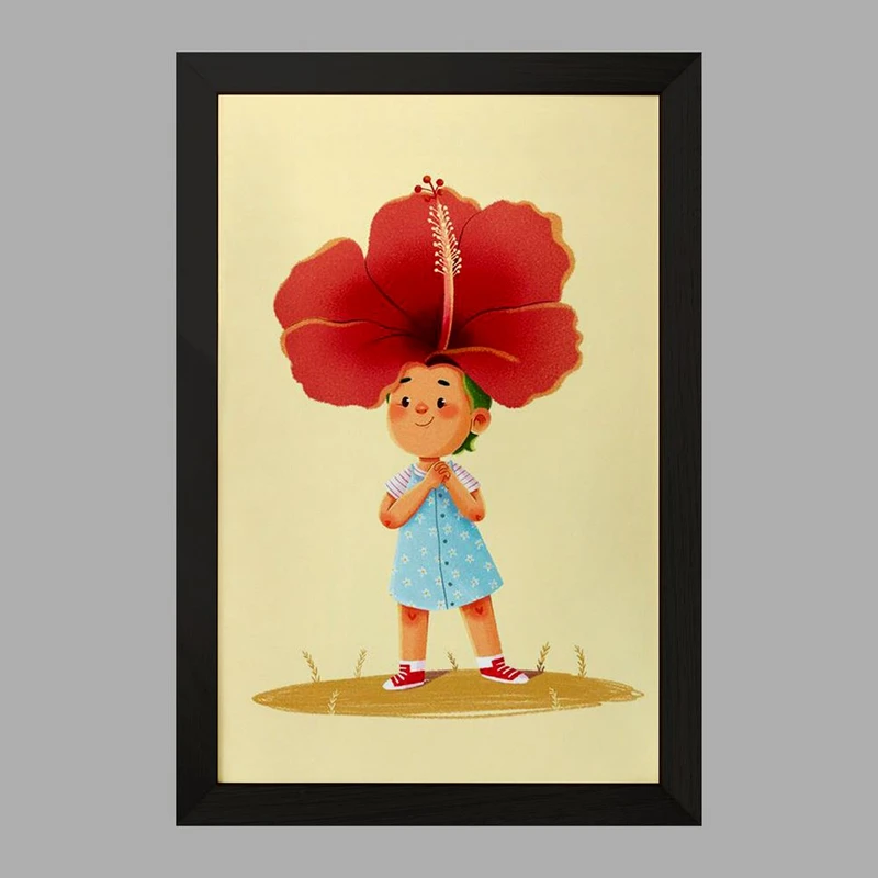 تابلو خندالو مدل دخترانه فانتزی کد 25719