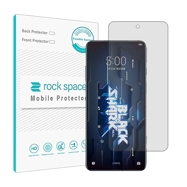 محافظ صفحه نمایش شفاف راک اسپیس مدل HyGEL مناسب برای گوشی موبایل شیائومی Black Shark 5 Pro