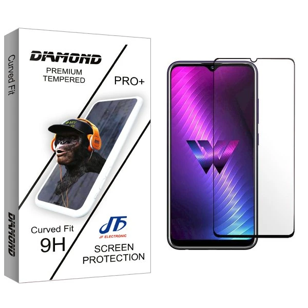 محافظ صفحه نمایش شیشه ای جی اف مدل Diamond مناسب برای گوشی موبایل ال جی W30 Pro