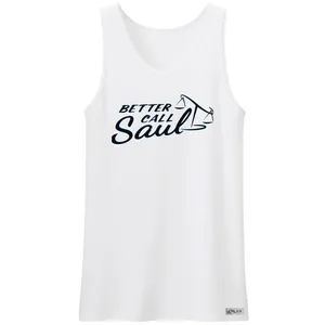 تاپ مردانه مدل BETTER CALL SAUL کد TT22 رنگ سفید