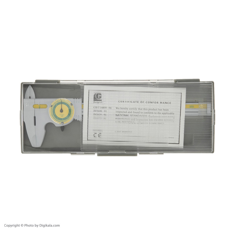 کولیس ساعتی جی ال مدل 178-111 گستره 0-150 میلی متر کولیس ساعتی جی ال مدل 178-111 گستره 0-150 میلی متر