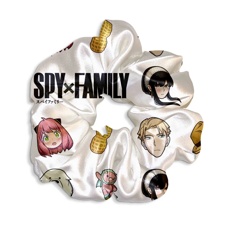 کش مو زنانه مدل اسکرانچی spy x family SCH0118 طرح انیمه انیا