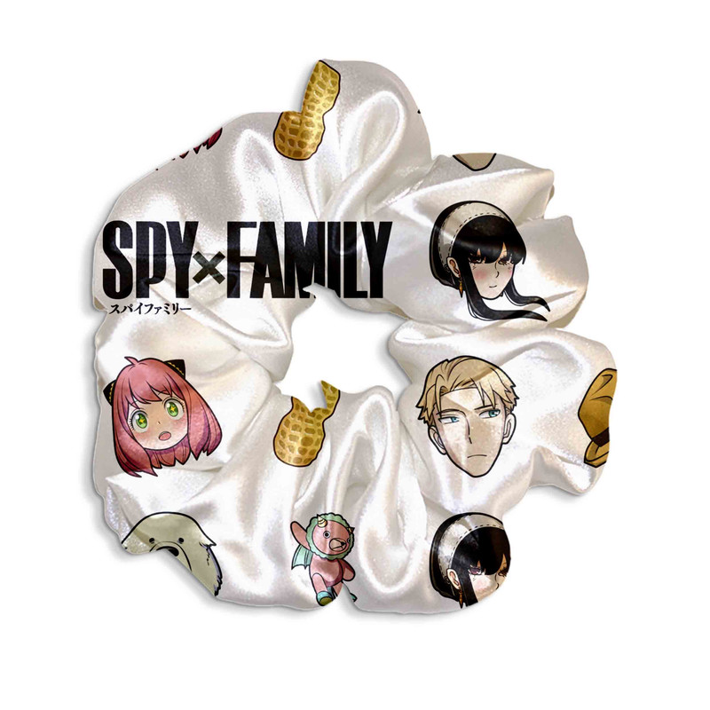 کش مو زنانه مدل اسکرانچی spy x family SCH0118 طرح انیمه انیا