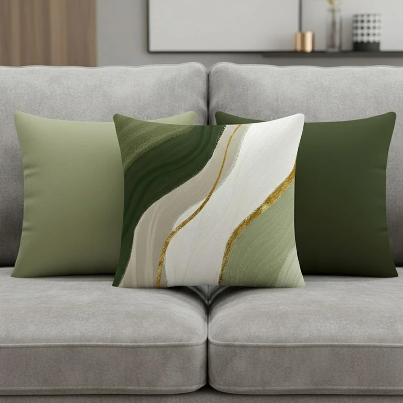 کاور کوسن کد 2028 سایز 45*45 سانتی متر مجموعه سه عددی