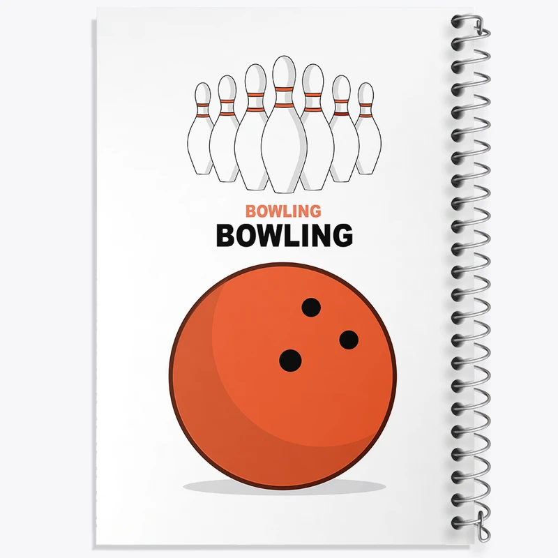 دفتر ژورنال نویسی 50 برگ خندالو مدل نقطه ای طرح بولینگ کد N1340