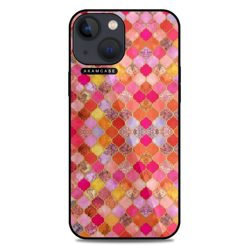 کاور آکام مدل AMC-WA13M-MOSAIC-7 مناسب برای گوشی موبایل اپل iPhone 13 Mini