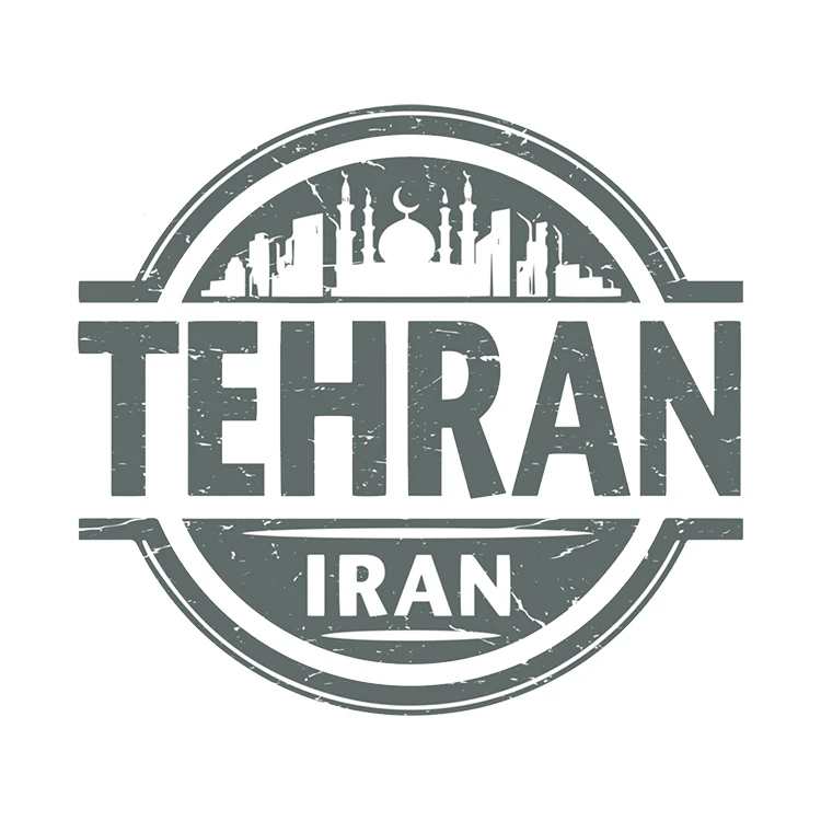 استیکر پارچه و لباس پاد آفرین مدل ایران تهران کد S7922