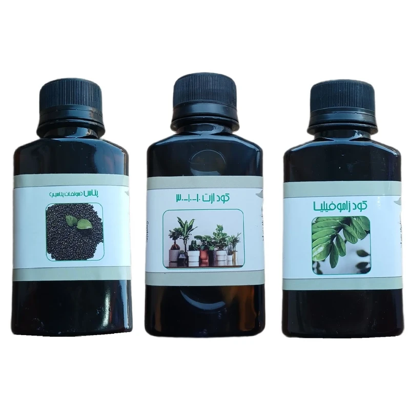 کود مایع ازت 10-10-30 و پتاس و زاموفیلیا مدل life - D حجم 110 میلی لیتر بسته 3 عددی