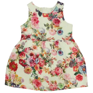 پیراهن دخترانه مدل گلدار کد 43