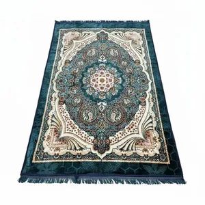 روفرشی ترولاو مدل پتوفرش  زمینه سبز تیره