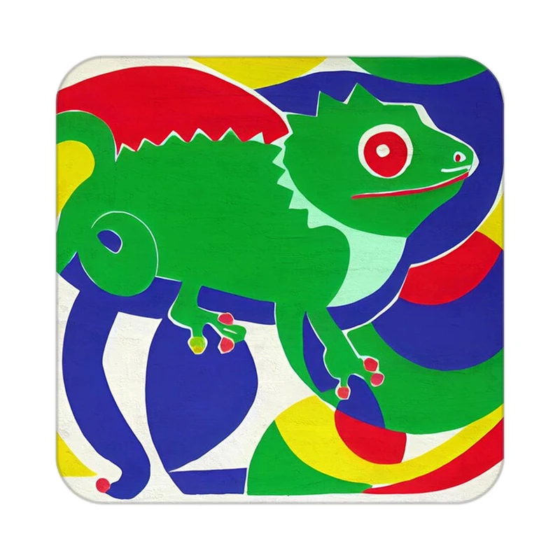 زیر لیوانی کاکتی طرح حیوانات رنگی مدل mp25710