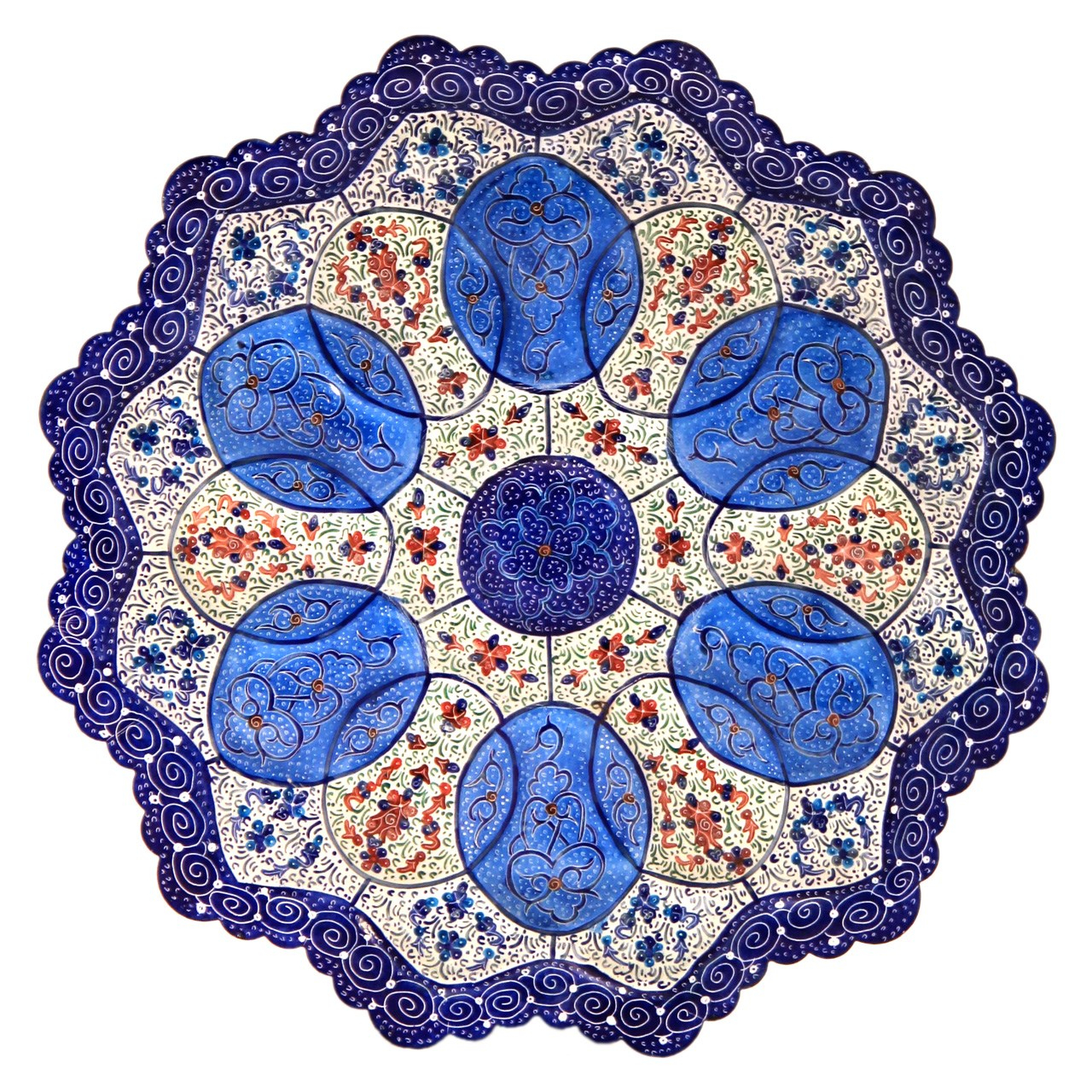 بشقاب میناکاری کد dn215