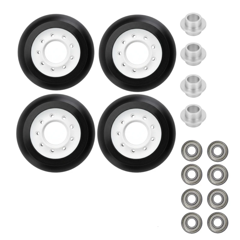 چرخ اسکیت مدل 72m-f به همراه بلبرینگ بسته 16 عددی