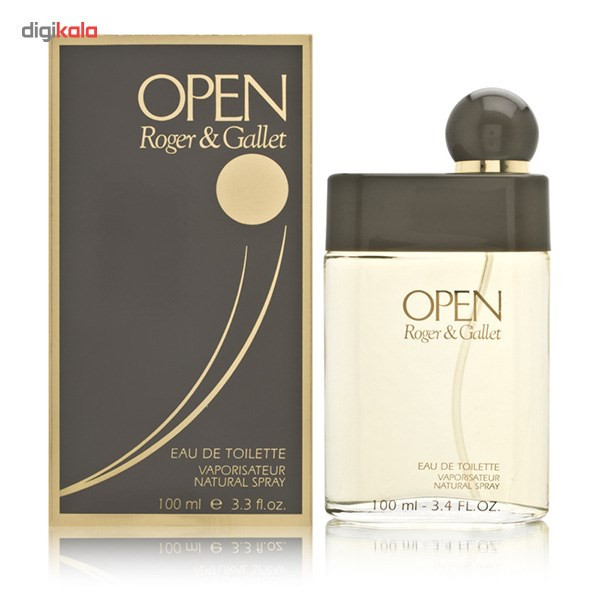 ادو تویلت مردانه راجر اند گلت مدل Open 100ml حجم 100 میلی لیتر