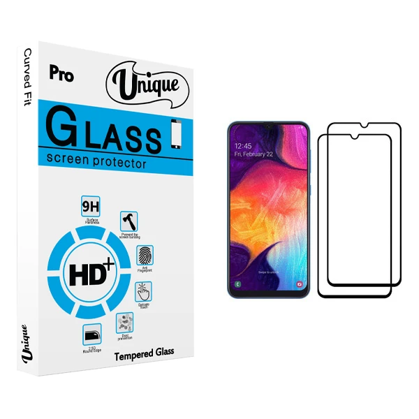 محافظ صفحه نمایش یونیک مدل ULTRA مناسب برای گوشی موبایل سامسونگ Galaxy A50 بسته دو عددی