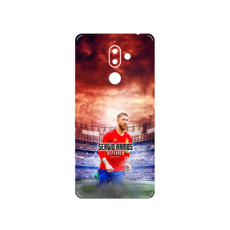 برچسب پوششی ماهوت مدل Sergio Ramos مناسب برای گوشی موبایل نوکیا 7 Plus