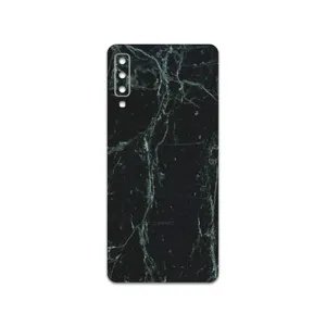 MAHOOT  Graphite-Green-Marble Cover Sticker for Samsung Galaxy A7 2018
