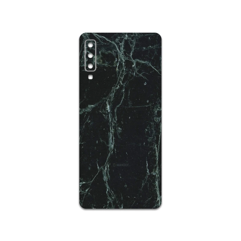 برچسب پوششی ماهوت مدل Graphite-Green-Marble مناسب برای گوشی موبایل سامسونگ Galaxy A7 2018