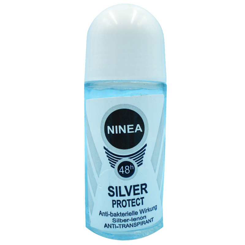 رول ضد تعریق مردانه نینا مدل SILVER PROTECT حجم 50 میلی لیتر رول ضد تعریق مردانه نینا مدل SILVER PROTECT حجم 50 میلی لیتر