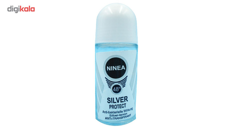 رول ضد تعریق مردانه نینا مدل SILVER PROTECT حجم 50 میلی لیتر رول ضد تعریق مردانه نینا مدل SILVER PROTECT حجم 50 میلی لیتر