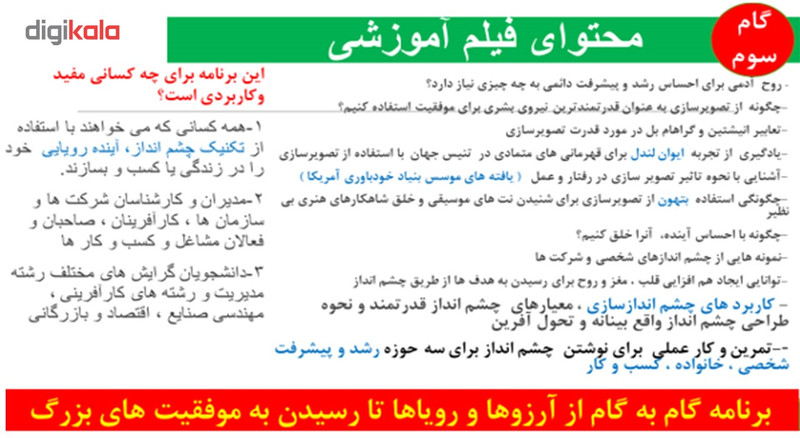 فیلم آموزشی تصویرسازی و چشم انداز زمانی بلندمدت -سریال موفقیت های بزرگ به کارگردانی دکتر علی مهری