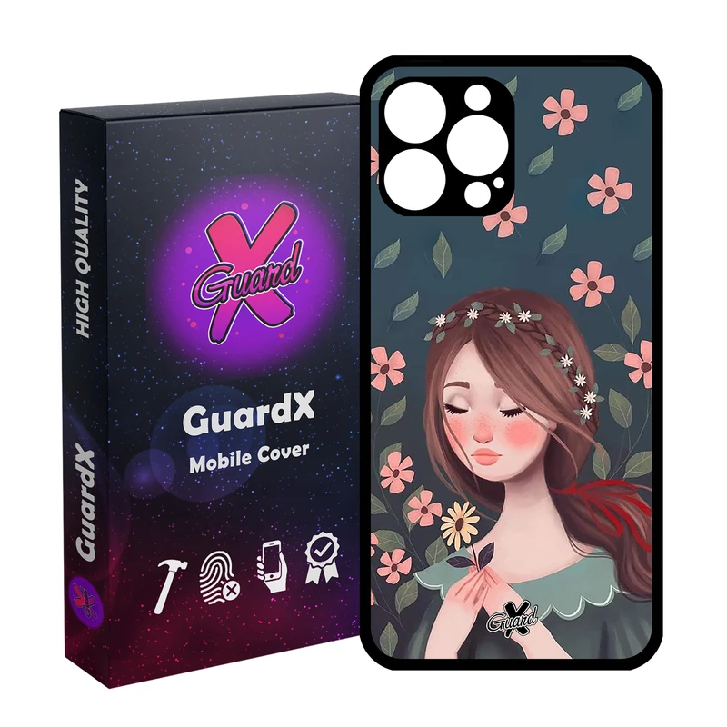 کاور گارد ایکس طرح Girl مدل Glass10332 مناسب برای گوشی موبایل اپل iPhone 12 Pro Max