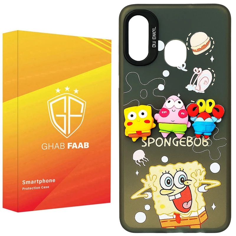 کاور قاب فاب مدل سوکول برجسته طرح دخترانه مناسب برای گوشی موبایل سامسونگ Galaxy A10s