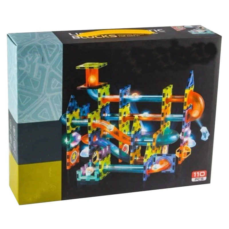 ساختنی  110 تکه مدل  بلوک مگنتی طرح مگنت تایل کد 01