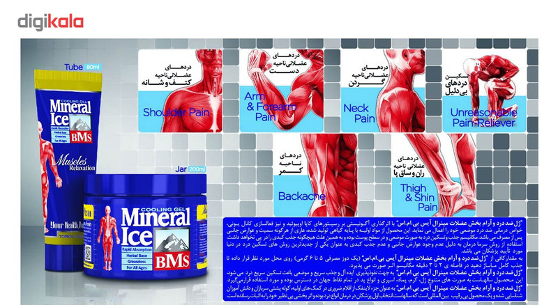 پک تیوپی و کاسه ای ژل ضد درد مینرال مدل ICE مجموعه 2 عددی پک تیوپی و کاسه ای ژل ضد درد مینرال مدل ICE مجموعه 2 عددی