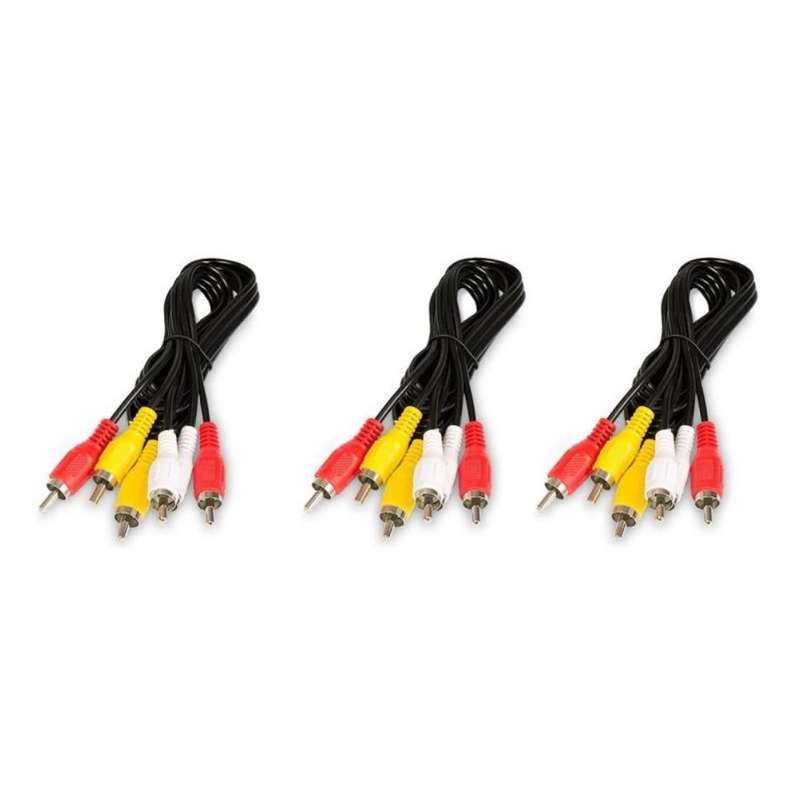 کابل 3 به RCA 3 دی نت مدل R-113 طول 1.5 متر بسته سه عددی